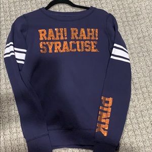 Syracuse Rhinestone sweatshirt PINK